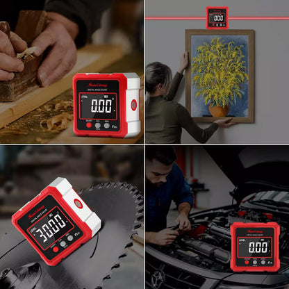 DIGITÁLIS SZÖGMÉRŐ LÉZERES SZINTEZŐVEL