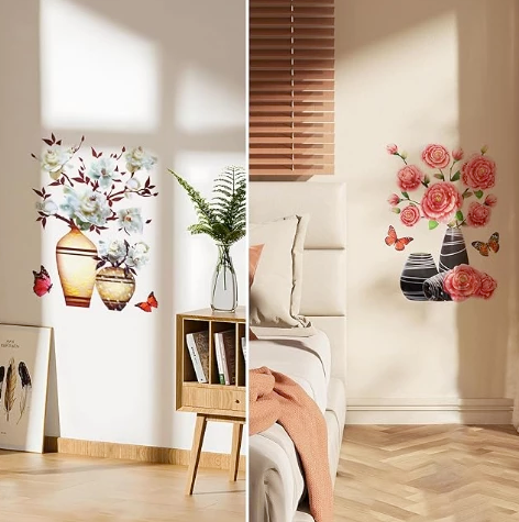 VIRÁGMINTÁS MATRICA SZETT, 4 DARABOS