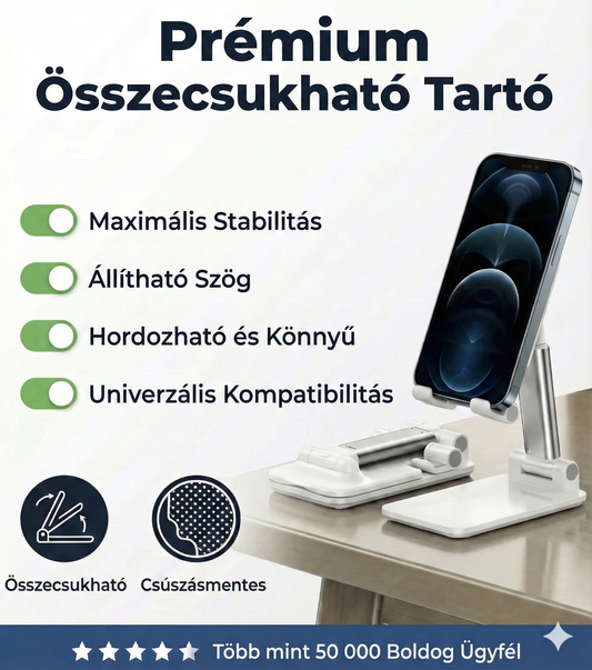 Praktikus Összecsukható Asztali Telefon Tartó