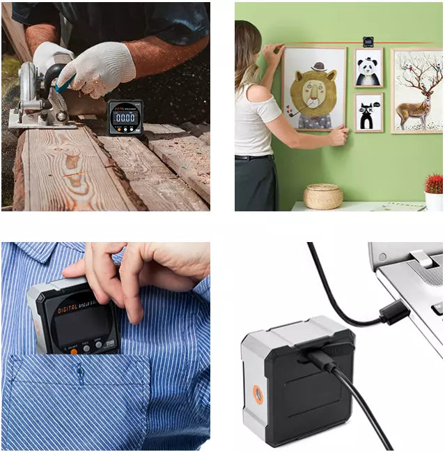 DIGITÁLIS SZÖGMÉRŐ LÉZERES SZINTEZŐVEL